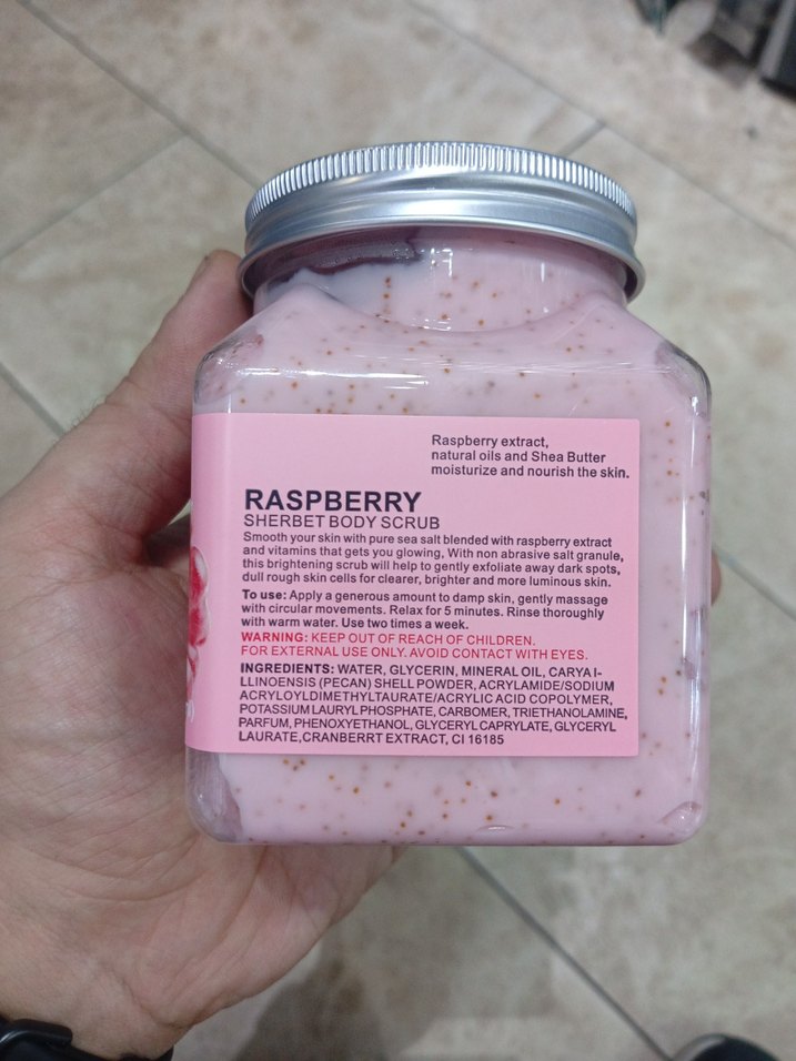 Doğal Ahududu Vücut Peelingi 500 ml - Görsel 4