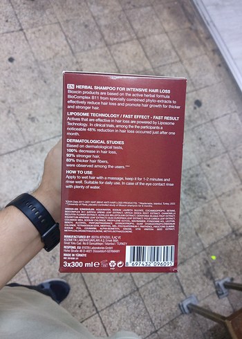 Bioxcin Forte Bitkisel Saç Dökülmesine Karşı Şampuan 3'lü - Görsel 4