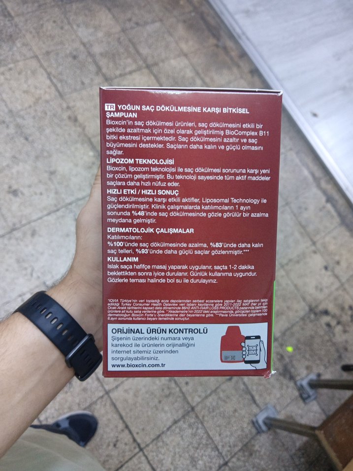 Bioxcin Forte Bitkisel Saç Dökülmesine Karşı Şampuan 3'lü - Görsel 5