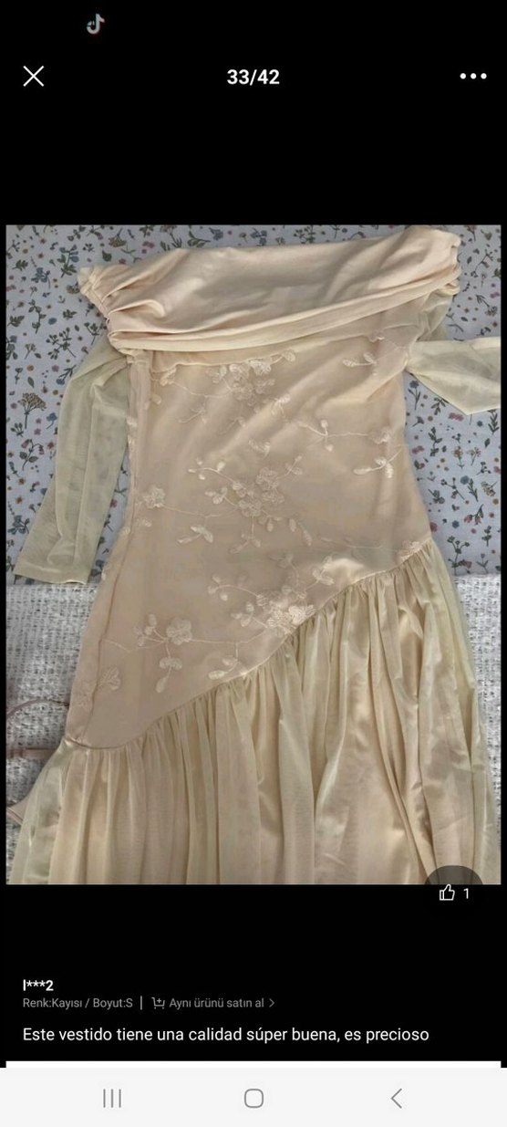 Uzun Kollu Drapeli Beyaz Vintage NİKAH ELBİSESİ - Görsel 5