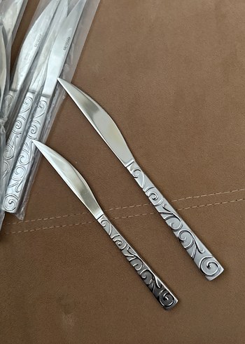 Gri Desenli Bıçak Seti - Görsel 3