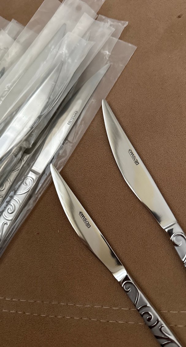 Gri Desenli Bıçak Seti - Görsel 2