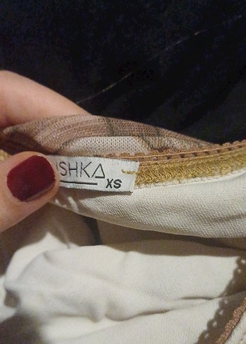 Bej Ekose Desenli Fırfırlı Midi Etek - Görsel 3