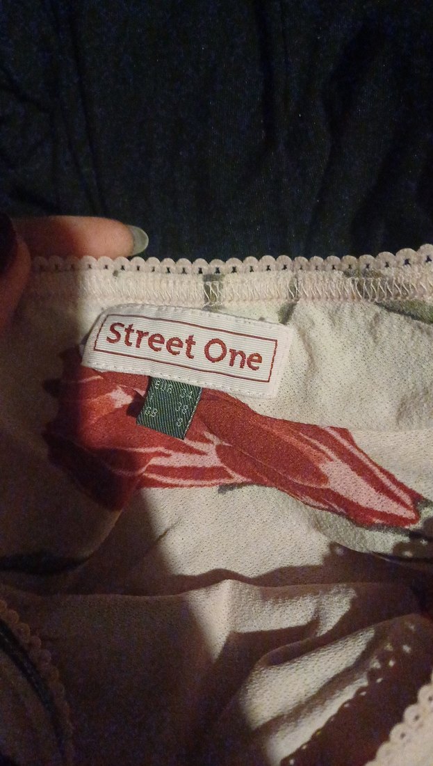 Kırmızı Desenli Bohem Midi Etek - Görsel 2