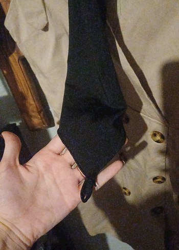 Siyah Drapeli Uzun Kollu Gotik Bluz - Görsel 2