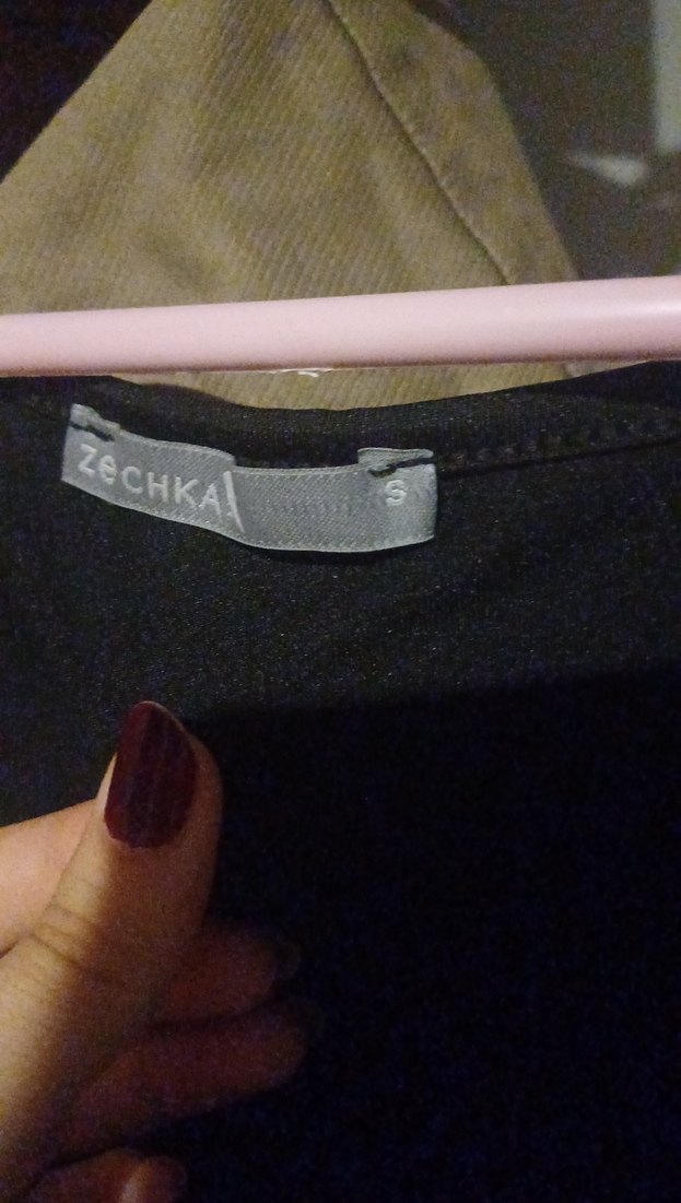 Siyah Drapeli Uzun Kollu Gotik Bluz - Görsel 3