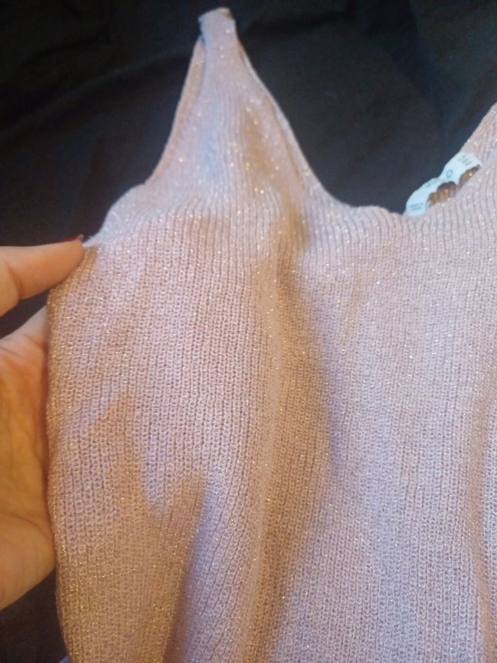 simli bluz mango - Görsel 2