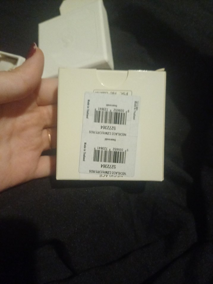 Swarovski Altın Renkli Zincir Detaylı Kolye orijinal - Görsel 5