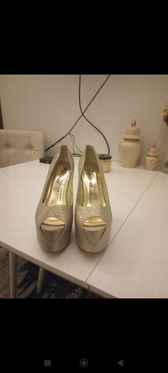 vesna platform topuklu ayakkabı - Görsel 3