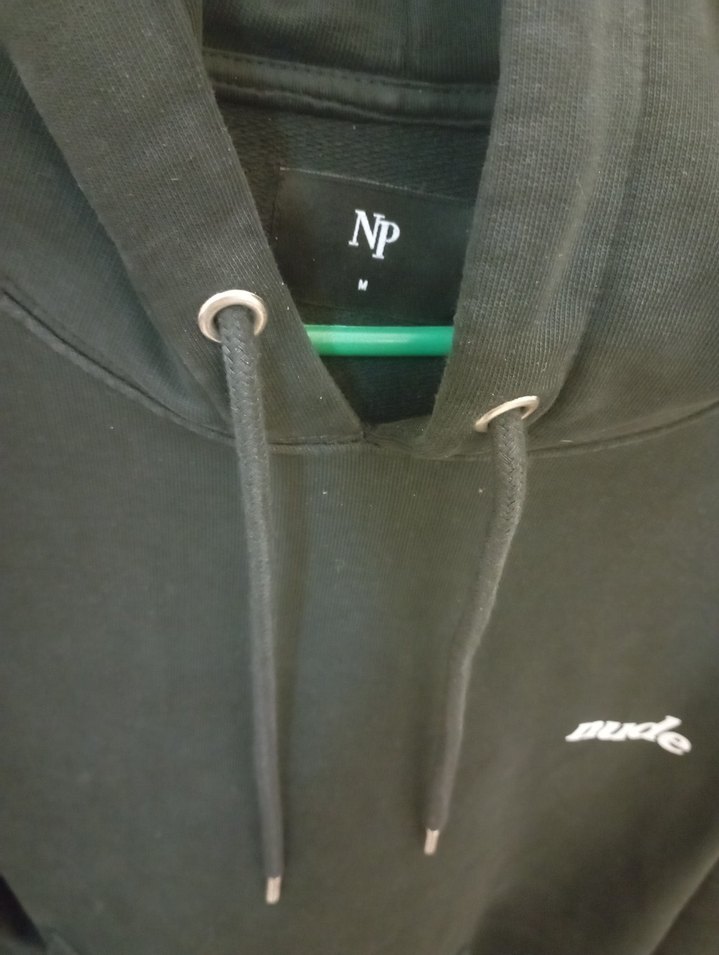 Siyah Kapüşonlu Rahat Sweatshirt - Görsel 3