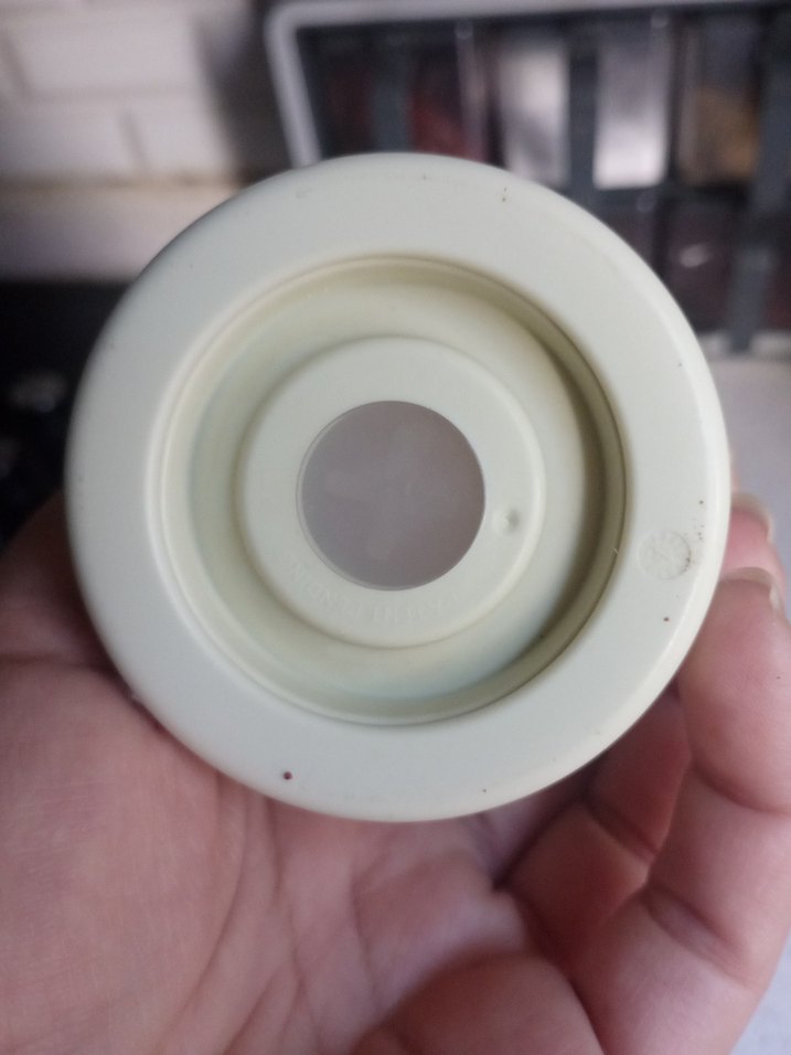 Pastel Beyaz Bebek Biberonu mama hazneli - Görsel 3