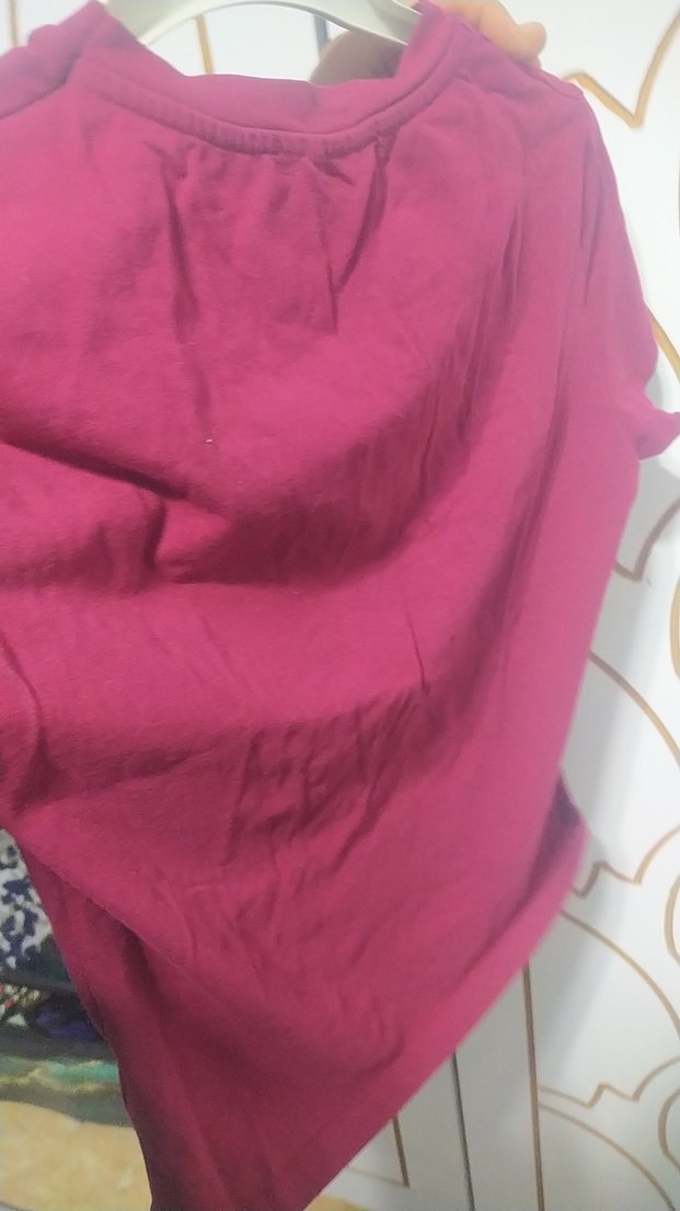 Bordo  crop tişört yeni alındı - Görsel 3