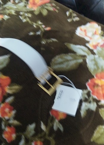 Beyaz Deri Tokalı Kadın Kemer - Görsel 3