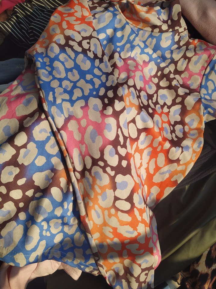 Renkli Bohem Kadın uzun kol - Görsel 4