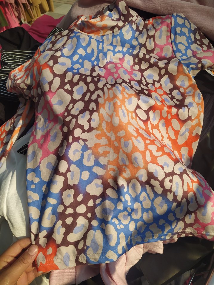 Renkli Bohem Kadın uzun kol - Görsel 3