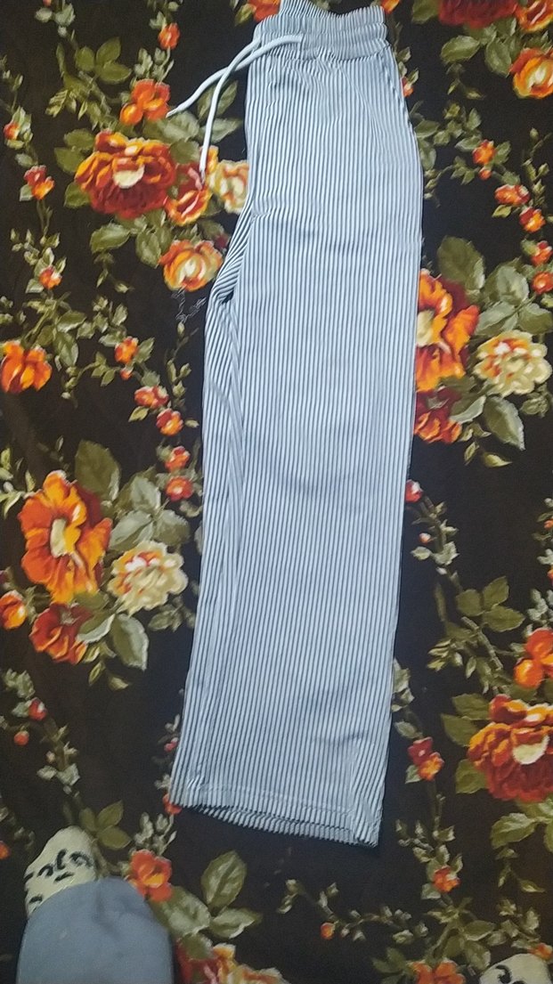 ürün örnektir gelcek ürün  tiketli Zebra  Kadın Kumaş Pantolon - Görsel 4