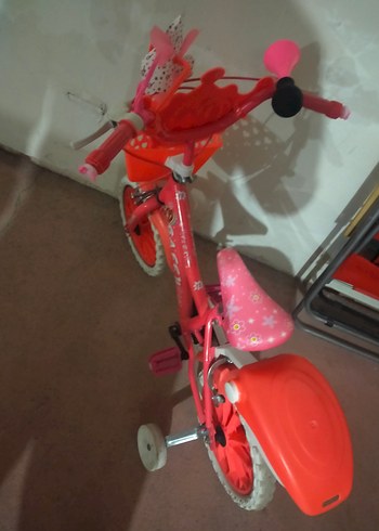 Renkli Pembe Çocuk Üç Tekerlekli Bisiklet - Görsel 2