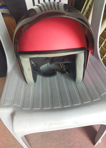 Pembe Motosiklet Kaskı - Görsel 2