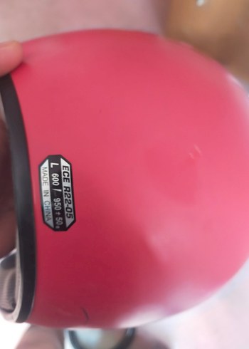 Pembe Motosiklet Kaskı - Görsel 3