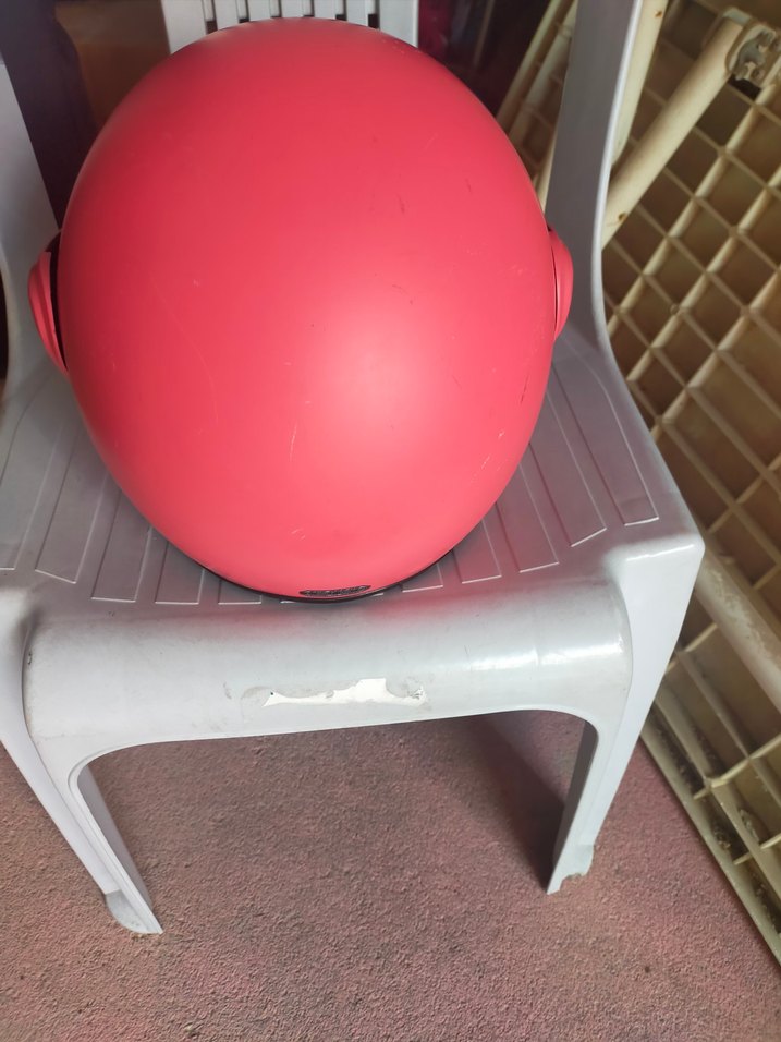 Pembe Motosiklet Kaskı - Görsel 4