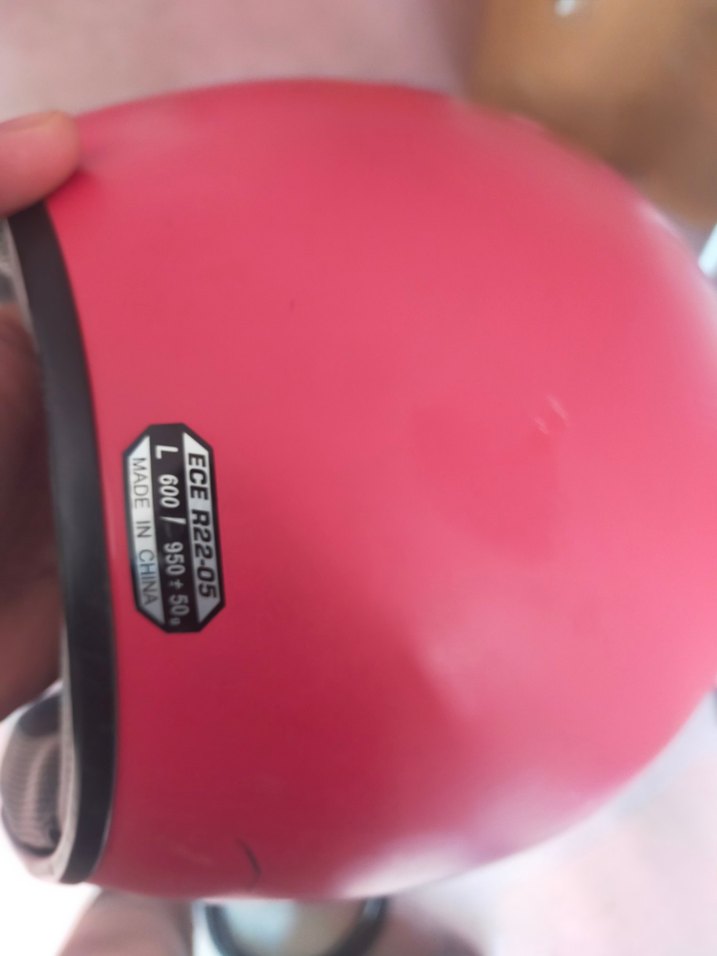 Pembe Motosiklet Kaskı - Görsel 3