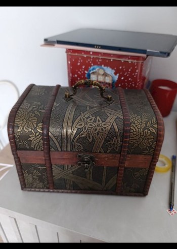 Vintage ahşap kutu - Görsel 2