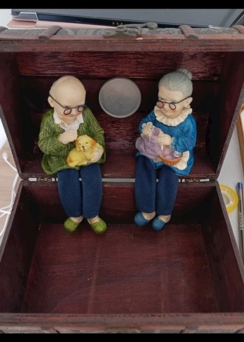 Vintage ahşap kutu - Görsel 3