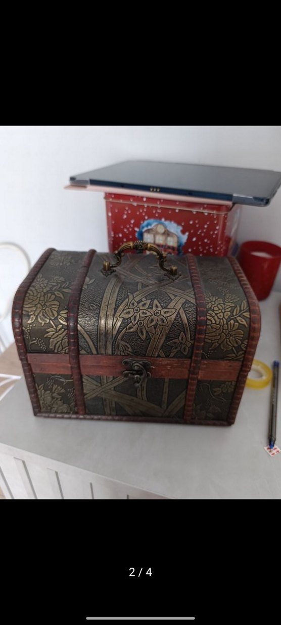 Vintage ahşap kutu - Görsel 2