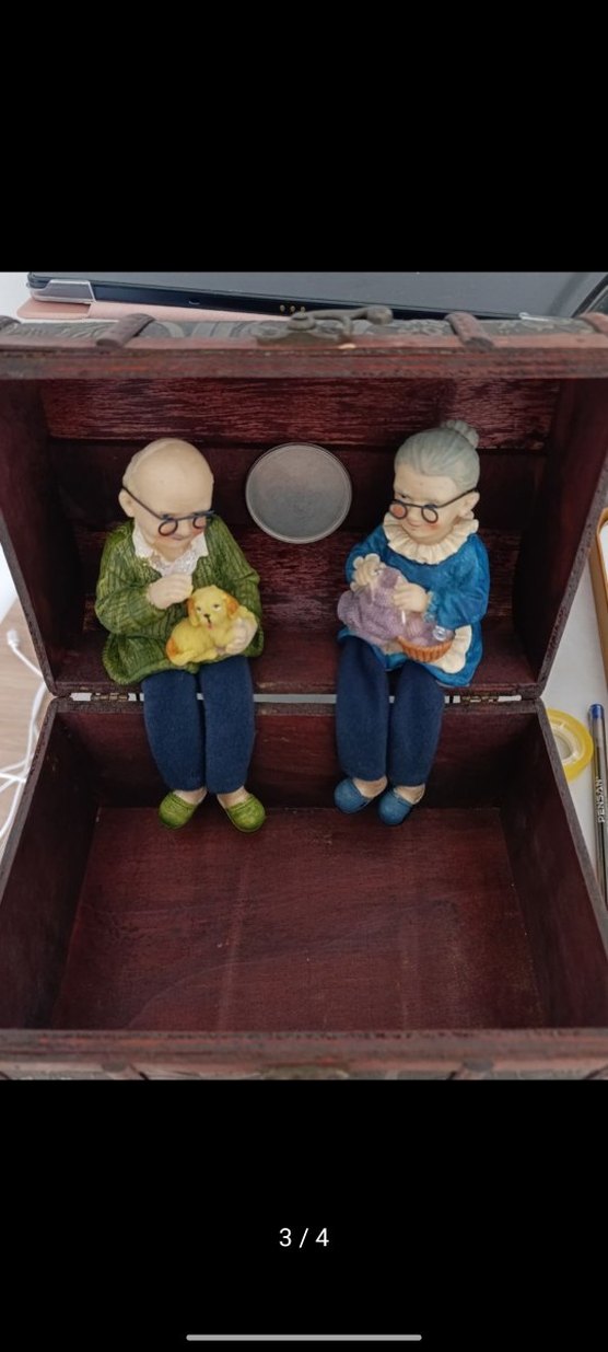 Vintage ahşap kutu - Görsel 3