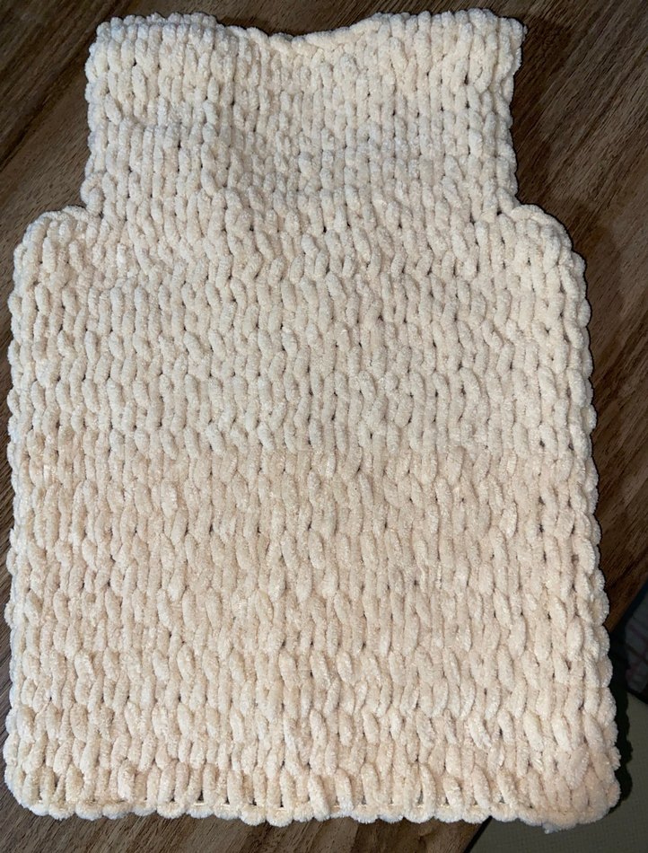 Puffy El Örgüsü Kolsuz Bebek Yeleği - Görsel 5