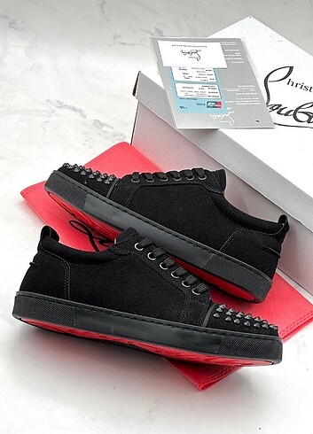 41 Beden Christian louboutin siyah nubuk