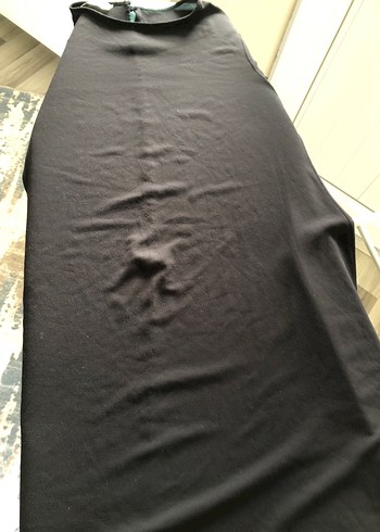 Siyah Uzun Kollu Salaş tunik ön kısımı yıpranmış - Görsel 2