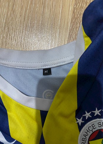 Sarı Mavi Çizgili Spor Tişört Fenerbahçe forması - Görsel 3