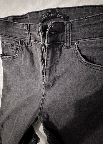 Gri Kadın Denim Pantolon - Görsel 2