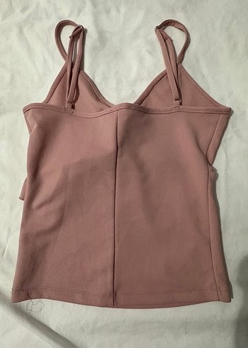 Fırfırlı V Yaka Kadın bluz - Görsel 2