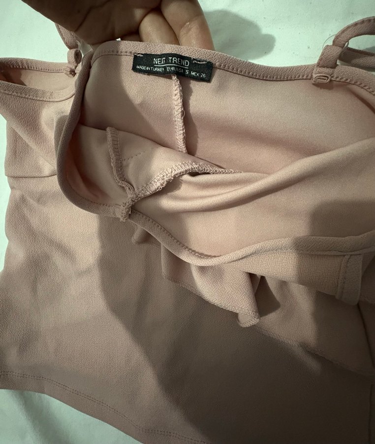 Fırfırlı V Yaka Kadın bluz - Görsel 3