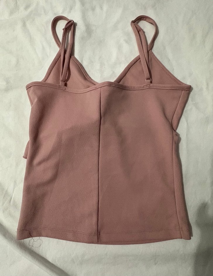 Fırfırlı V Yaka Kadın bluz - Görsel 2