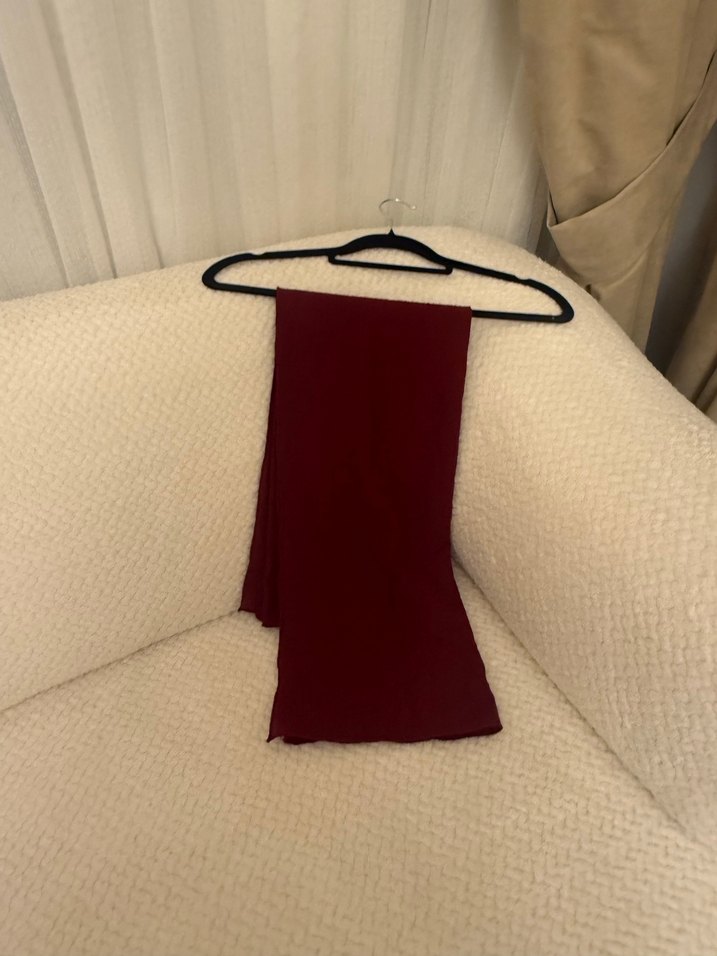 Bordo Kadın Bohem Tarzı Şal - Görsel 2