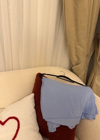 Bebek Mavisi Penye Şal - Çok Rahat & Kayma Yapmaz - Görsel 3