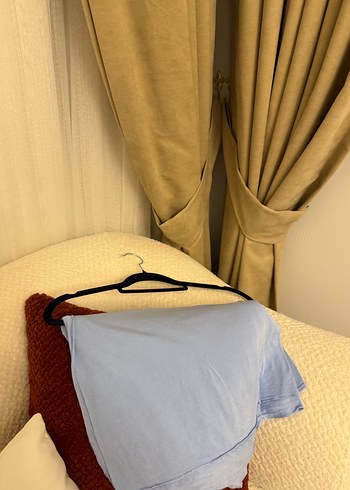 Bebek Mavisi Penye Şal - Çok Rahat & Kayma Yapmaz - Görsel 2