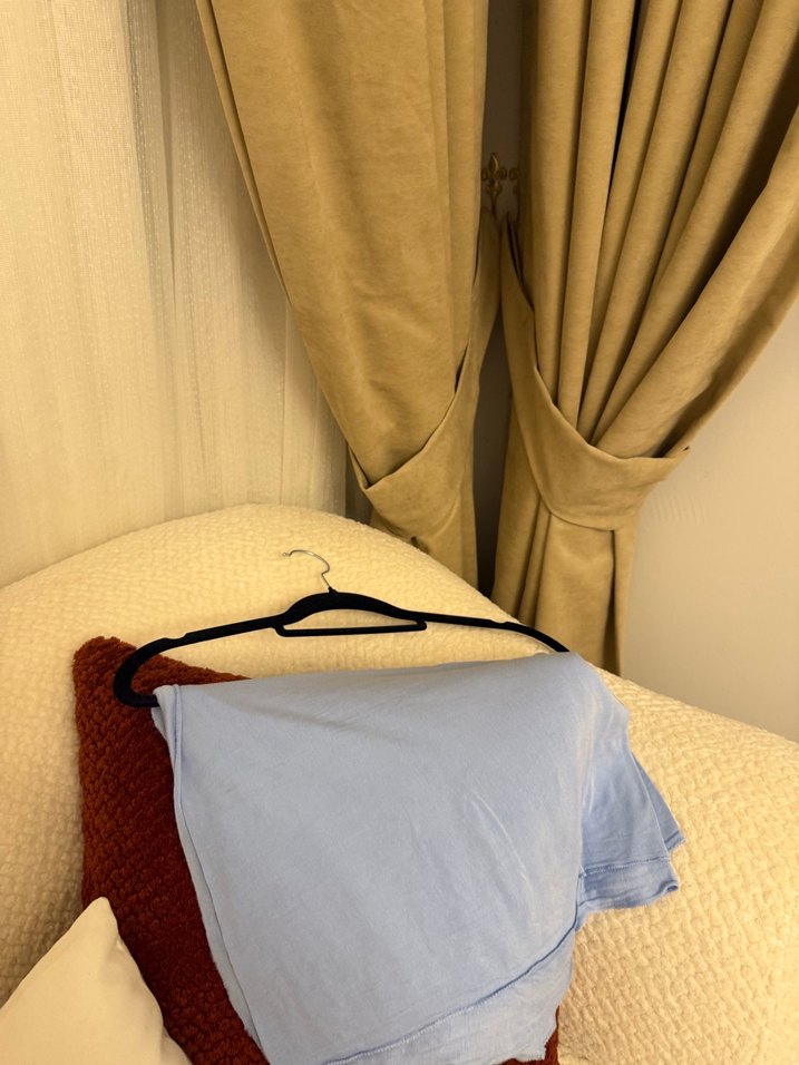 Bebek Mavisi Penye Şal - Çok Rahat & Kayma Yapmaz - Görsel 2