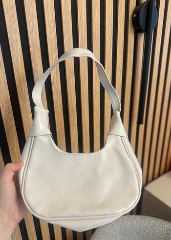 Bej Deri Tokalı Kadın Omuz Çantası hediye geldi - Görsel 3