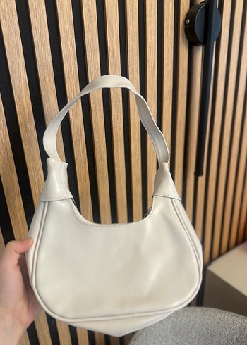 Bej Deri Tokalı Kadın Omuz Çantası hediye geldi - Görsel 4