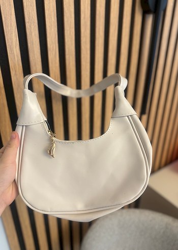 Bej Deri Tokalı Kadın Omuz Çantası hediye geldi - Görsel 2