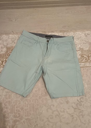 Bej Pamuklu Rahat Kesim Erkek Şort - Görsel 4