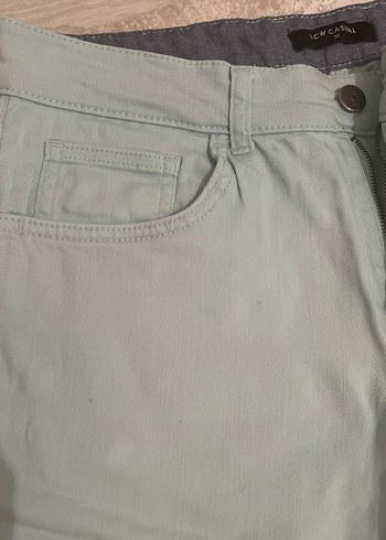 Bej Pamuklu Rahat Kesim Erkek Şort - Görsel 2