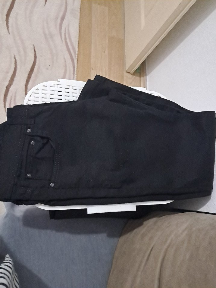 Siyah Regular Fit Denim Erkek Kot Pantolon - Görsel 3