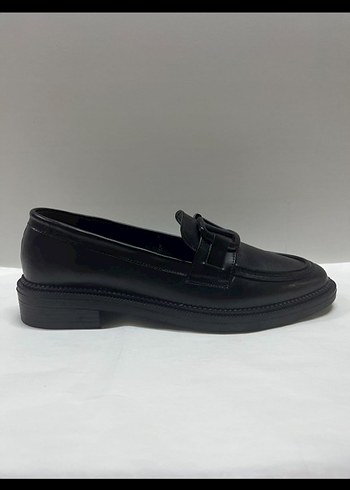 Erkek Siyah Deri Tokalı Loafer Ayakkabı - Görsel 4