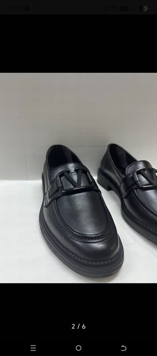 Erkek Siyah Deri Tokalı Loafer Ayakkabı - Görsel 5