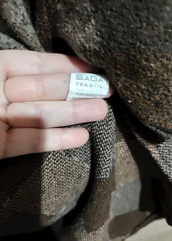 Gri Batik Desenli Düğmeli Uzun Kollu Kadın Gömlek - Görsel 3